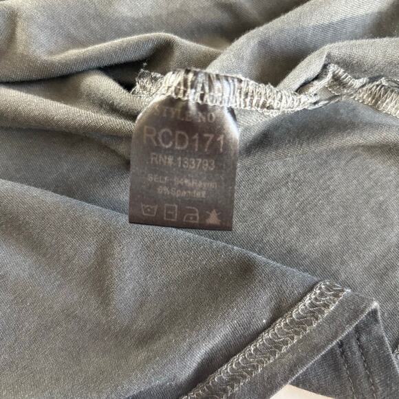 POL Flowy Tiered Long Sleeve Mini Dress Women’s Small Black Romantic Boho Lace - Picture 8 of 8